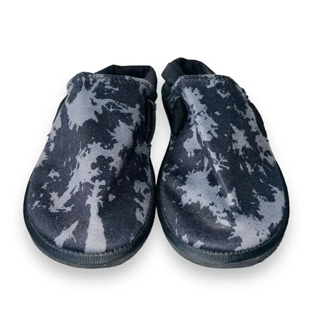Sanuk Yoga Sling Cruz Slingback Sandals Black Tie-Dye 1100769‎ Women's 7